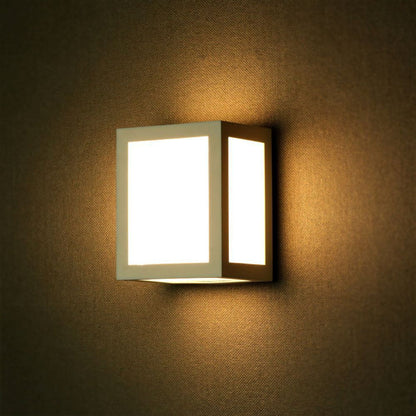 Lanterna LED Muro 12W Quadrata IP65 4000K Bianca V-TAC