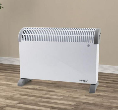 Kooper | Termoconvettore Elettrico Da Pavimento A Parete Stufa Caldobagno 2000W