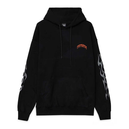 Propaganda Felpa con Cappuccio Skeleton Hoodie 21FWPRFE540-01 nero