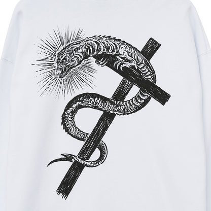 Propaganda Felpa con Cappuccio XV Monster 21FWPRFE572-02 white