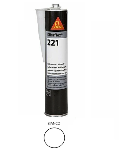 SikaFlex 221 Sigillante Poliuretanico Adesivo Colla Sika Flex Camper Sigilatura