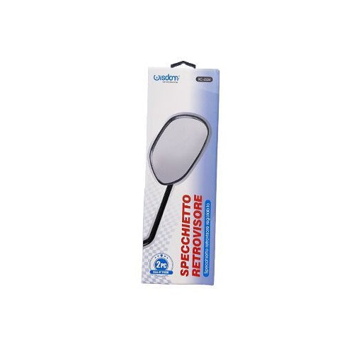 Coppia Specchietti 2 Specchi Retrovisori Universali Moto Scooter Nero Dx+Sx M10