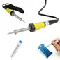 60W Electric Soldering Iron Pen Type with Tip + Solder Wire 220V - (No Gas)