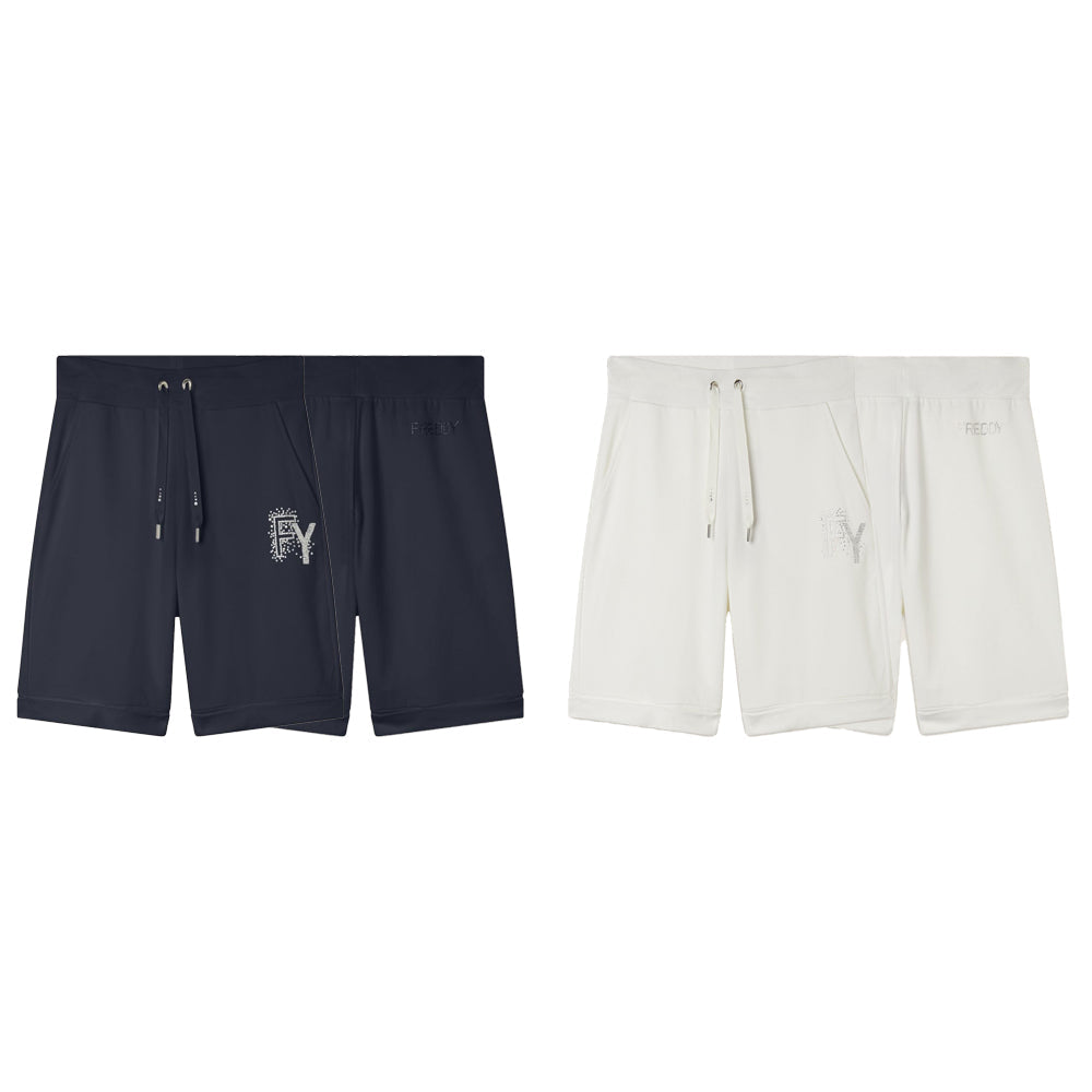 Freddy Shorts with Turn-Up and Rhinestone Logo S25WCXP7