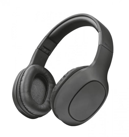 Trust Cuffia Wireless Bluetooth Mp3 Micro Sd Auricolare Cuffie Microfono Dj Pc