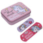 Unicorn Metal Box 24 Adhesive Dressings Sterile Plasters For Boys Girls