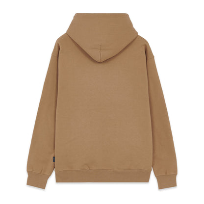 Propaganda Felpa con cappuccio e tasca a marsupio Logo Chain Hoodie 22FWPRFE736-52 camel