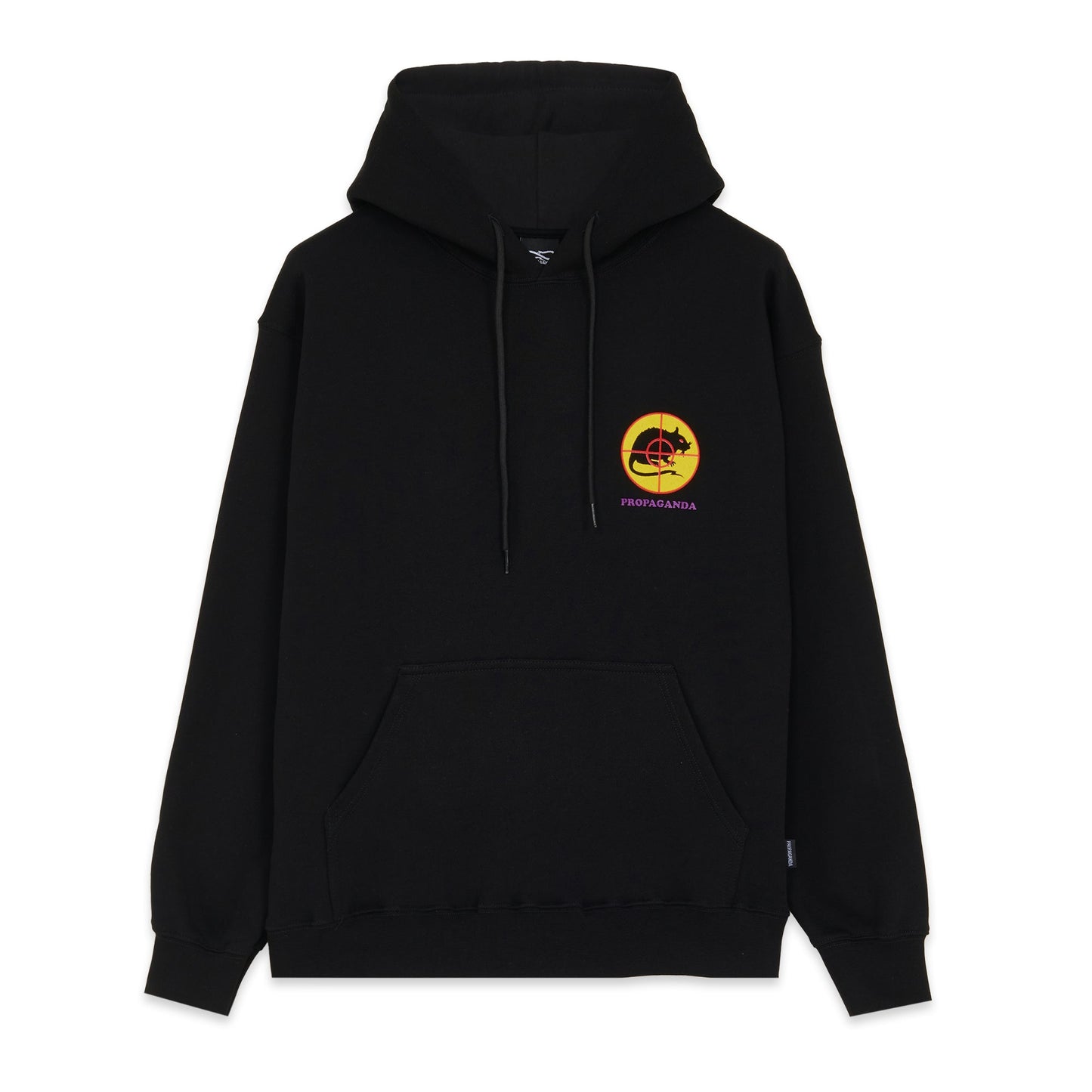 Propaganda felpa con cappuccio e tasca a marsupio Trash Hoodie 22FWPRFE758-01 black