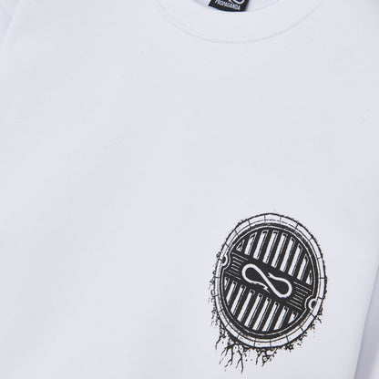 Propaganda Felpa girocollo Bwrong Crewneck 22FWPRFE785-02 white