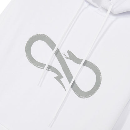 Propaganda Felpa con cappuccio e tasca a marsupio Logo Hoodie 22FWPRFE807-02 white