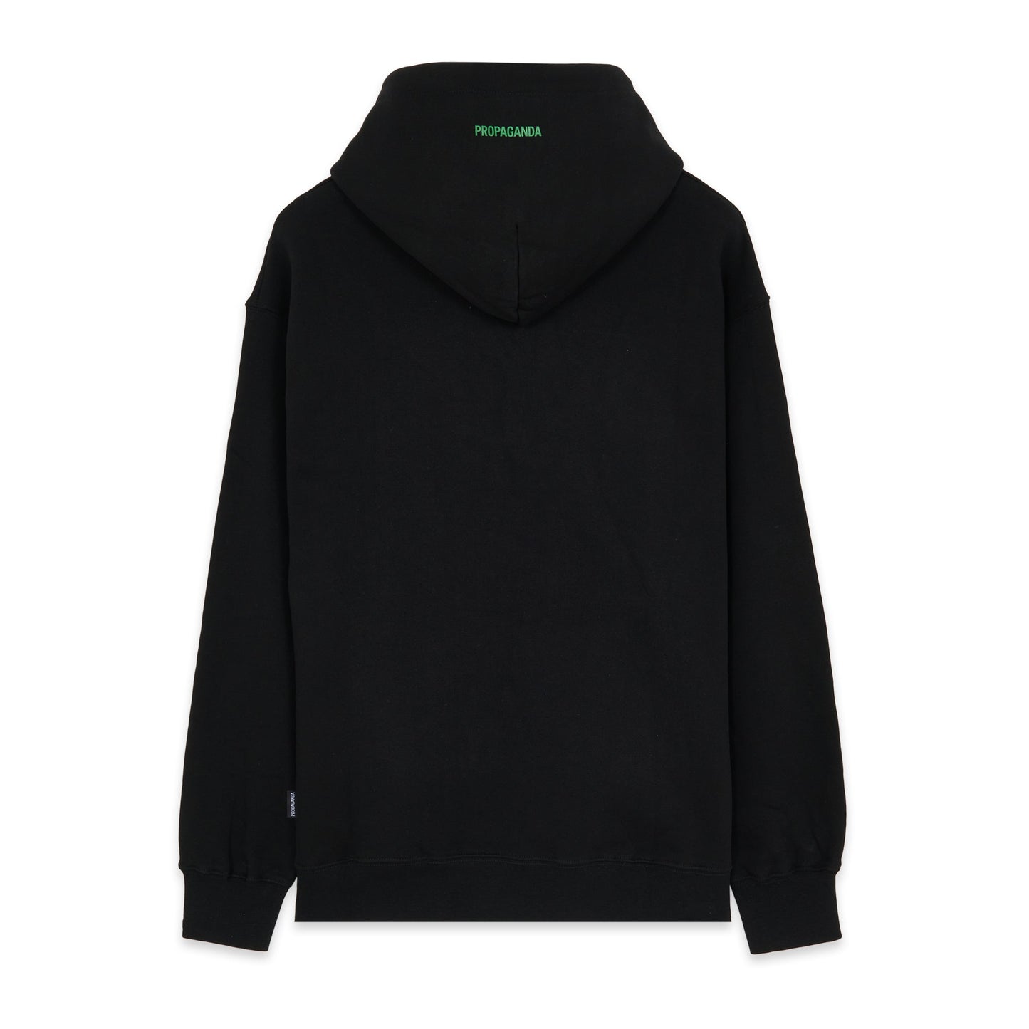 Propaganda felpa con cappuccio e tasca a marsupio Logo Steel Hoodie 22FWPRFE814-01 black
