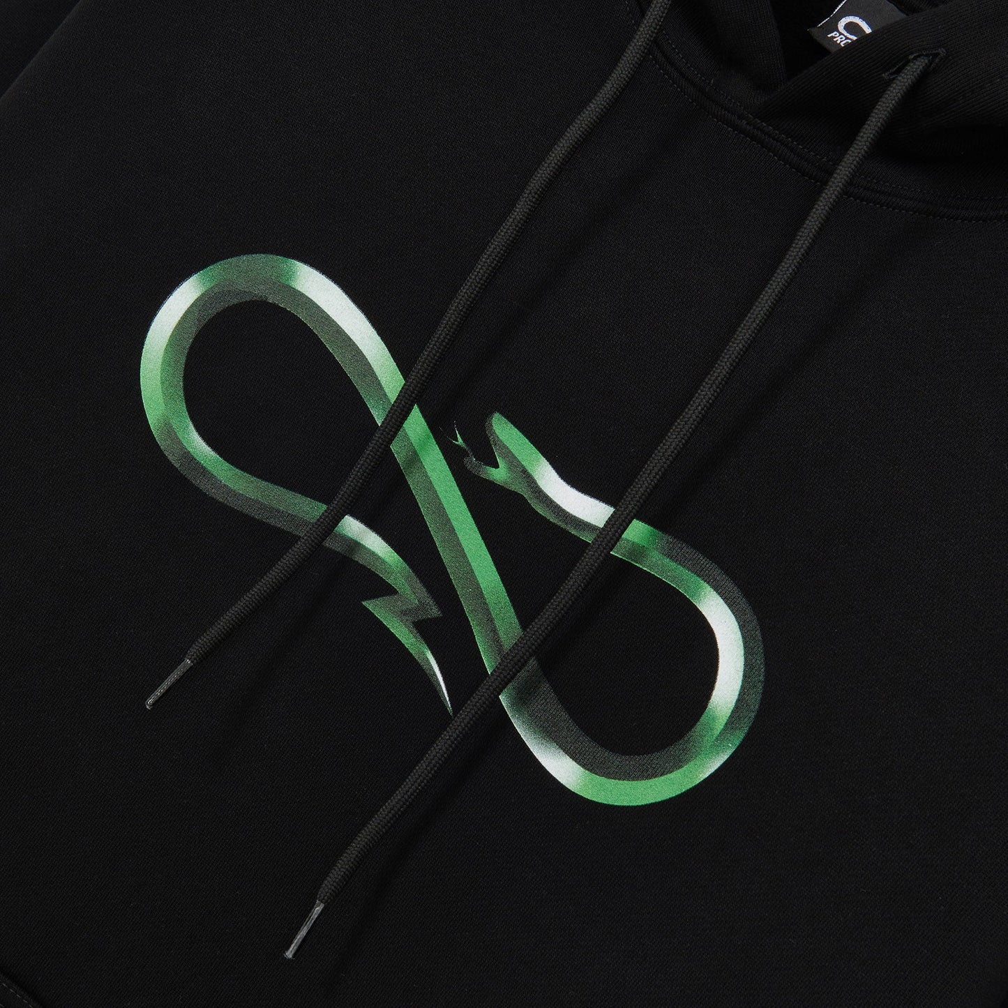 Propaganda felpa con cappuccio e tasca a marsupio Logo Steel Hoodie 22FWPRFE814-01 black