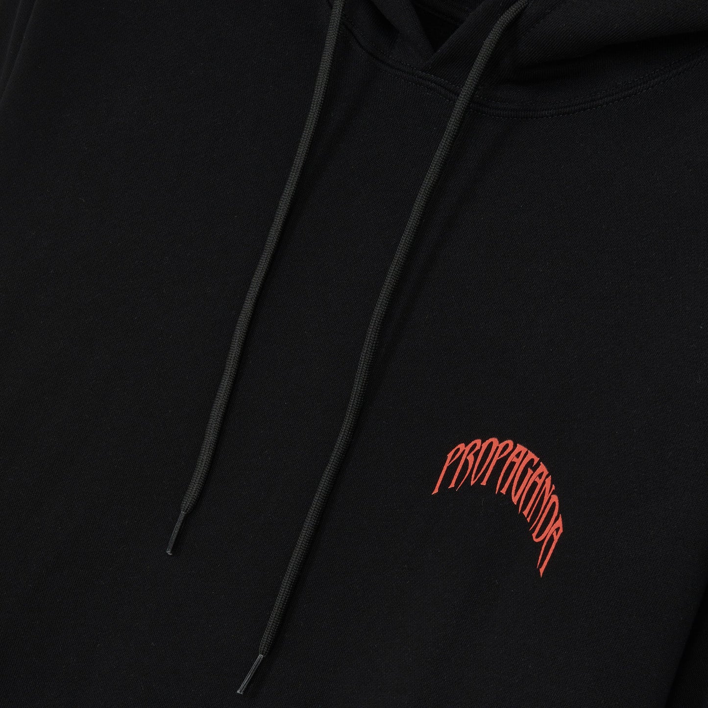 Propaganda felpa con cappuccio e tasche a marsupio Triangle Sting Hoodie 22FWPRFE844-01 nero