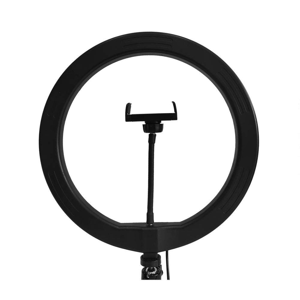V-Tac Ring Light LED 7W 26cm con Treppiede e Supporto Smartphone