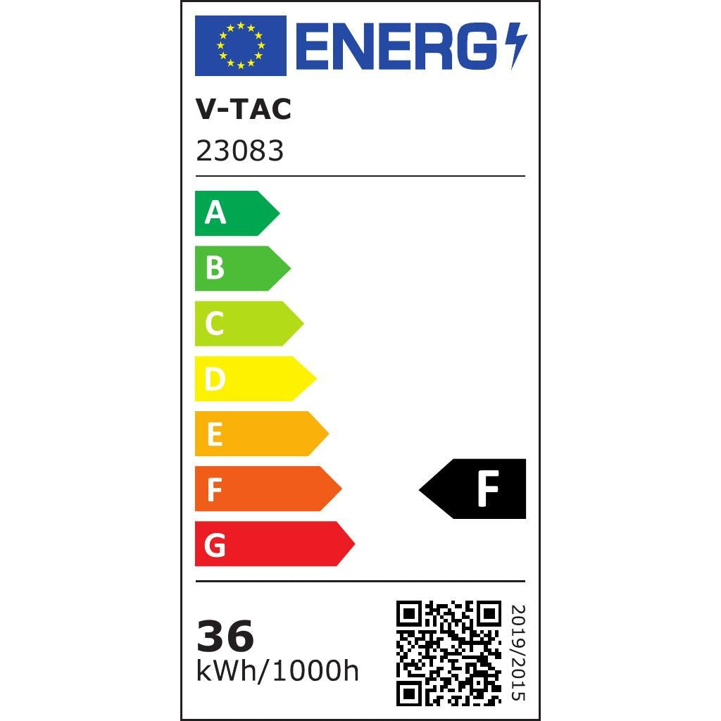 V-Tac Plafoniera LED 36W 120cm IP65 4000K Collegabile Serie L