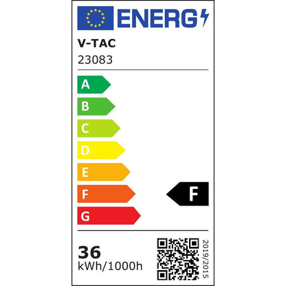 V-Tac Plafoniera LED 36W 120cm IP65 4000K Collegabile Serie L