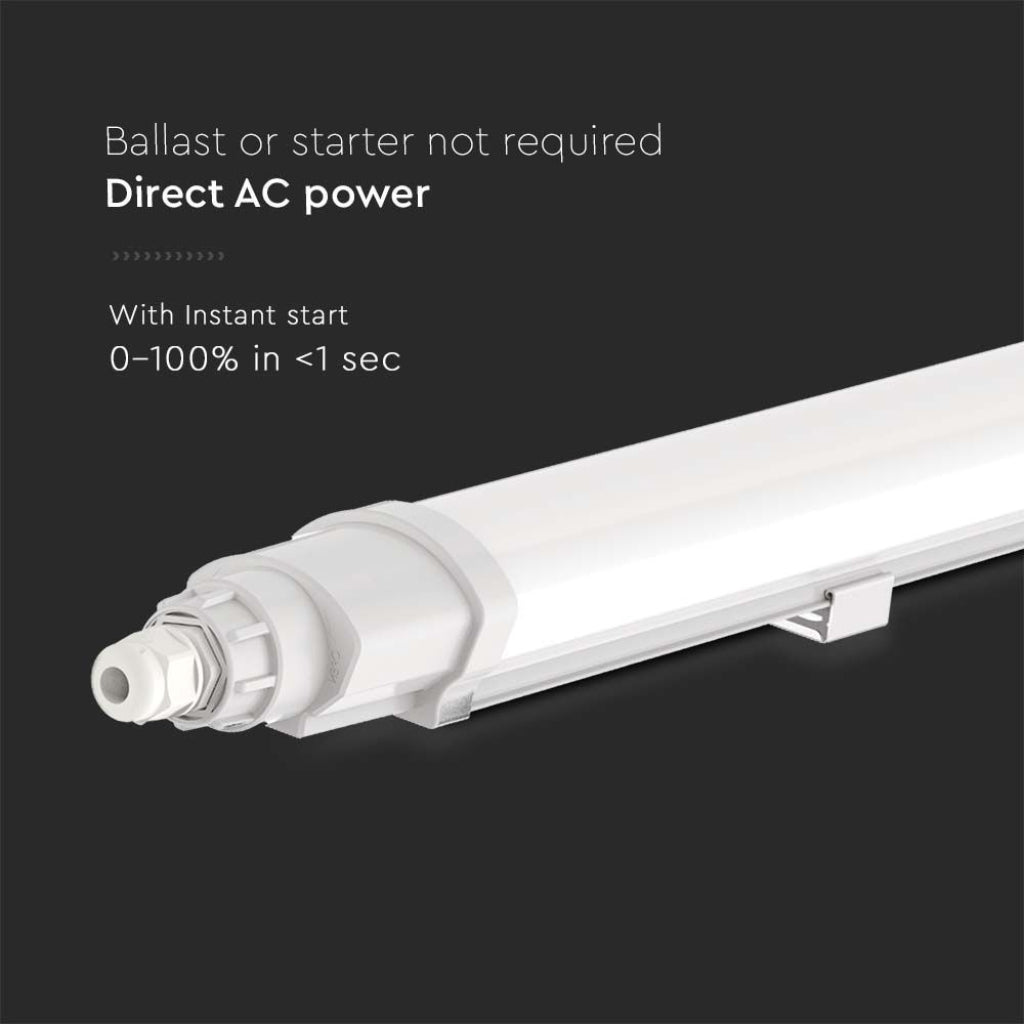 V-Tac LED-Deckenleuchte 18W 60cm IP65 4000K Verbindbare L-Serie