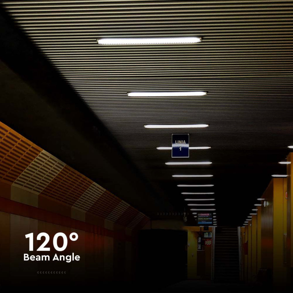 V-Tac LED-Deckenleuchte 18W 60cm IP65 4000K Verbindbare L-Serie