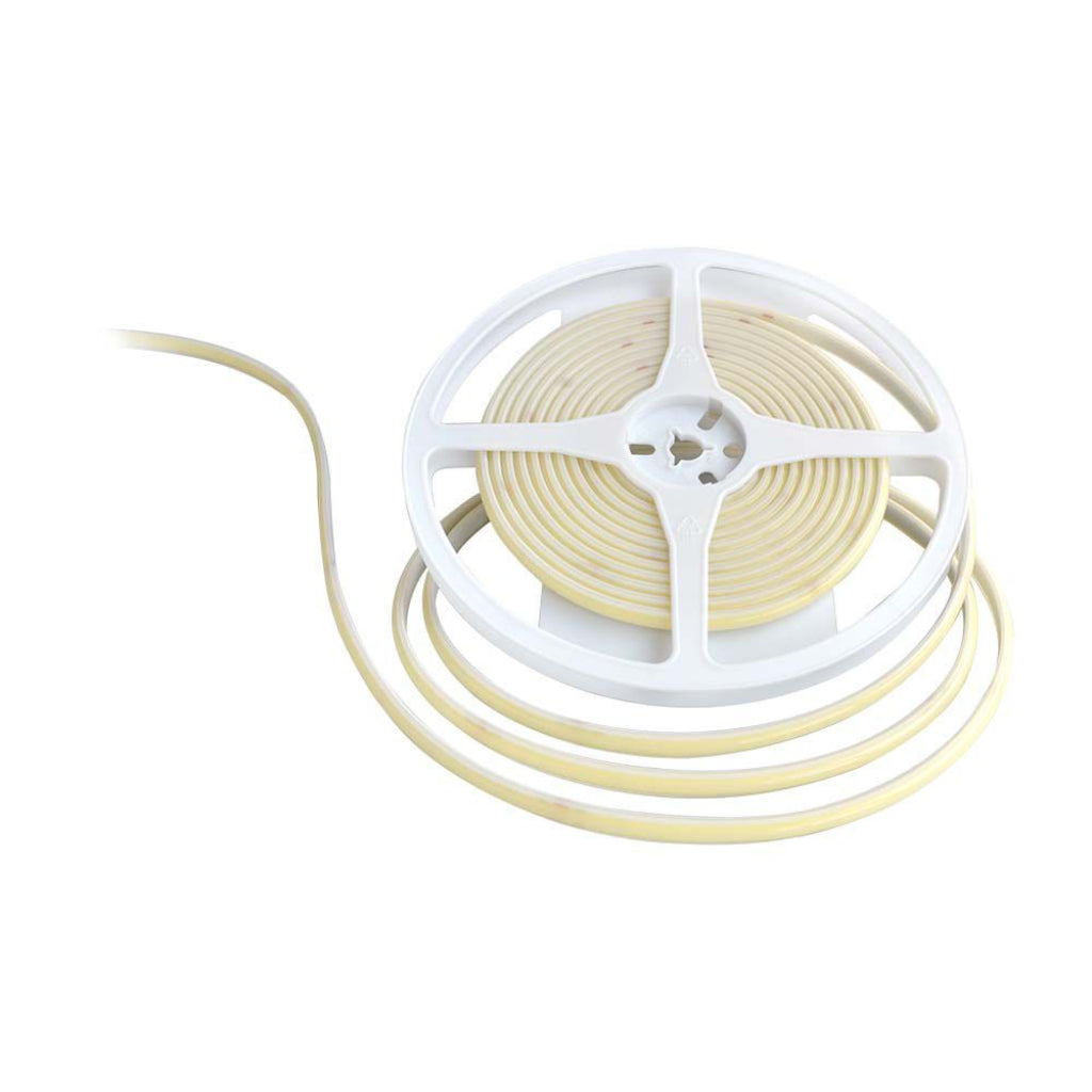 V-Tac LED COB Streifen 24V 10W/m Bernstein IP67 5m Flexibel Wasserdicht