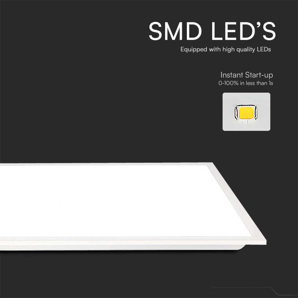 V-Tac LED Panel 40W 120x30cm 4000K Einbauleuchte Integrierter Treiber