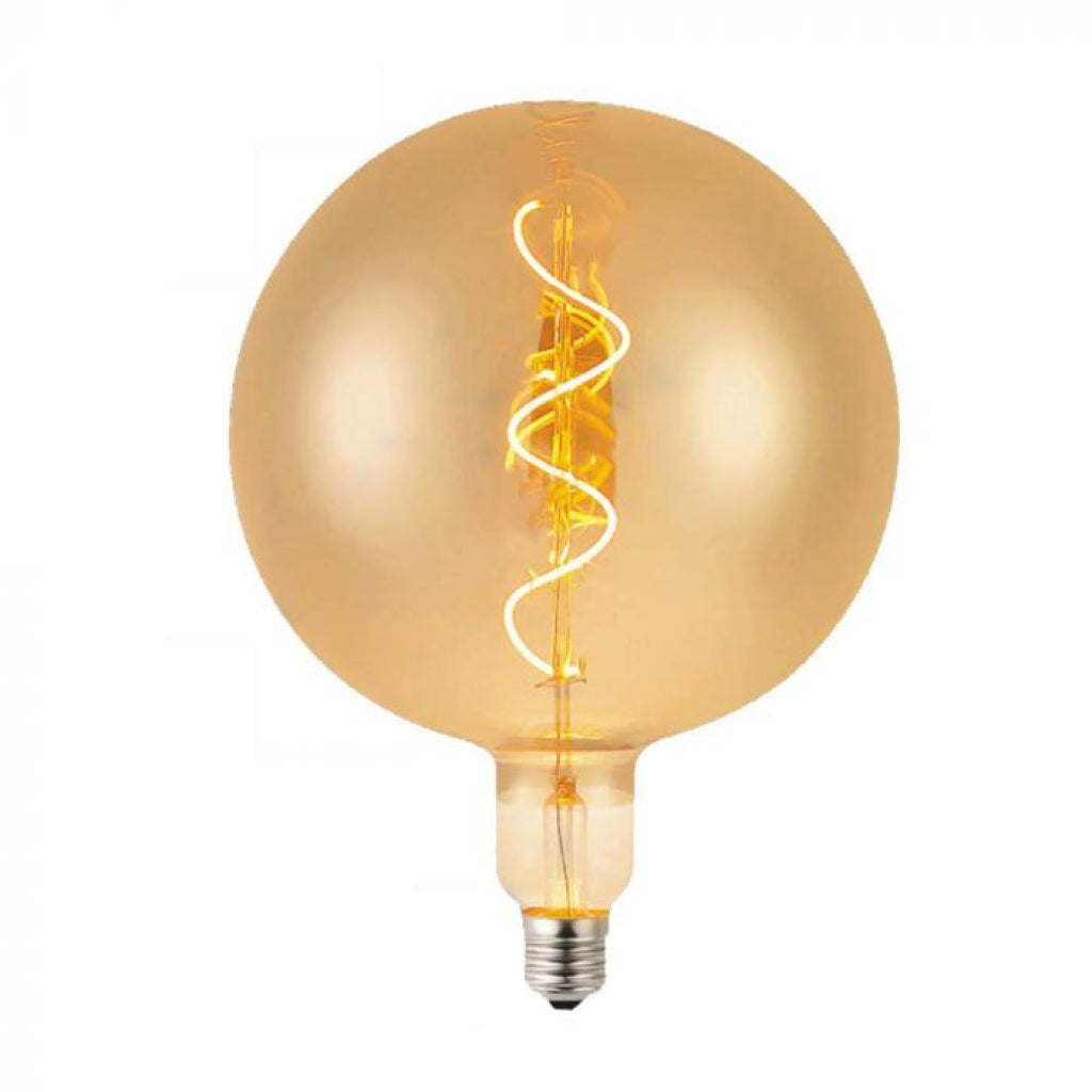 LED-Glühbirne E27 4W Spiralfaden G200 Amber 2700K