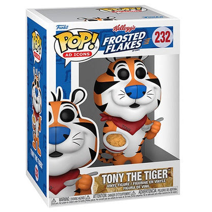 Funko Pop ! Ad Icons - Kellogg'S Frosted Flakes (232) Tony The Tiger Figure 9Cm