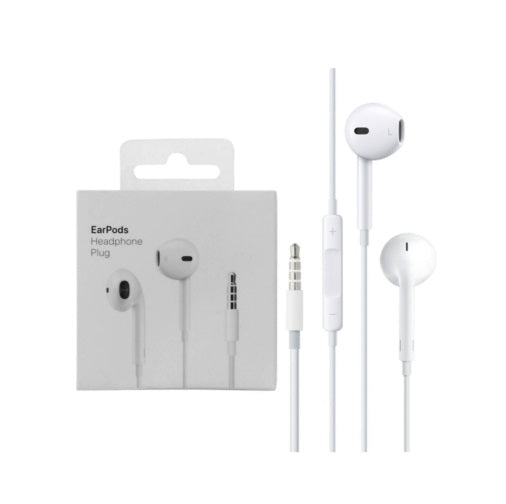APPLE EARPODS KOPFHÖRER MIT 3,5 MM KLINKENANSCHLUSS AUX IPHONE ANDROID IPAD SPOTIFY PC
