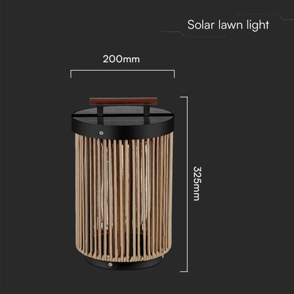 Lampada Solare LED da Terra 25W con Telecomando 3000K IP65