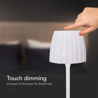 Lampada LED da Tavolo 2,7W Ricaricabile USB-C Touch Bianco