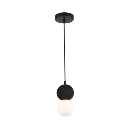 LED-Kugelleuchte mit G9-Sockel – Schwarz/Weiß