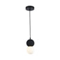 LED-Kugelleuchte mit G9-Sockel – Schwarz/Weiß