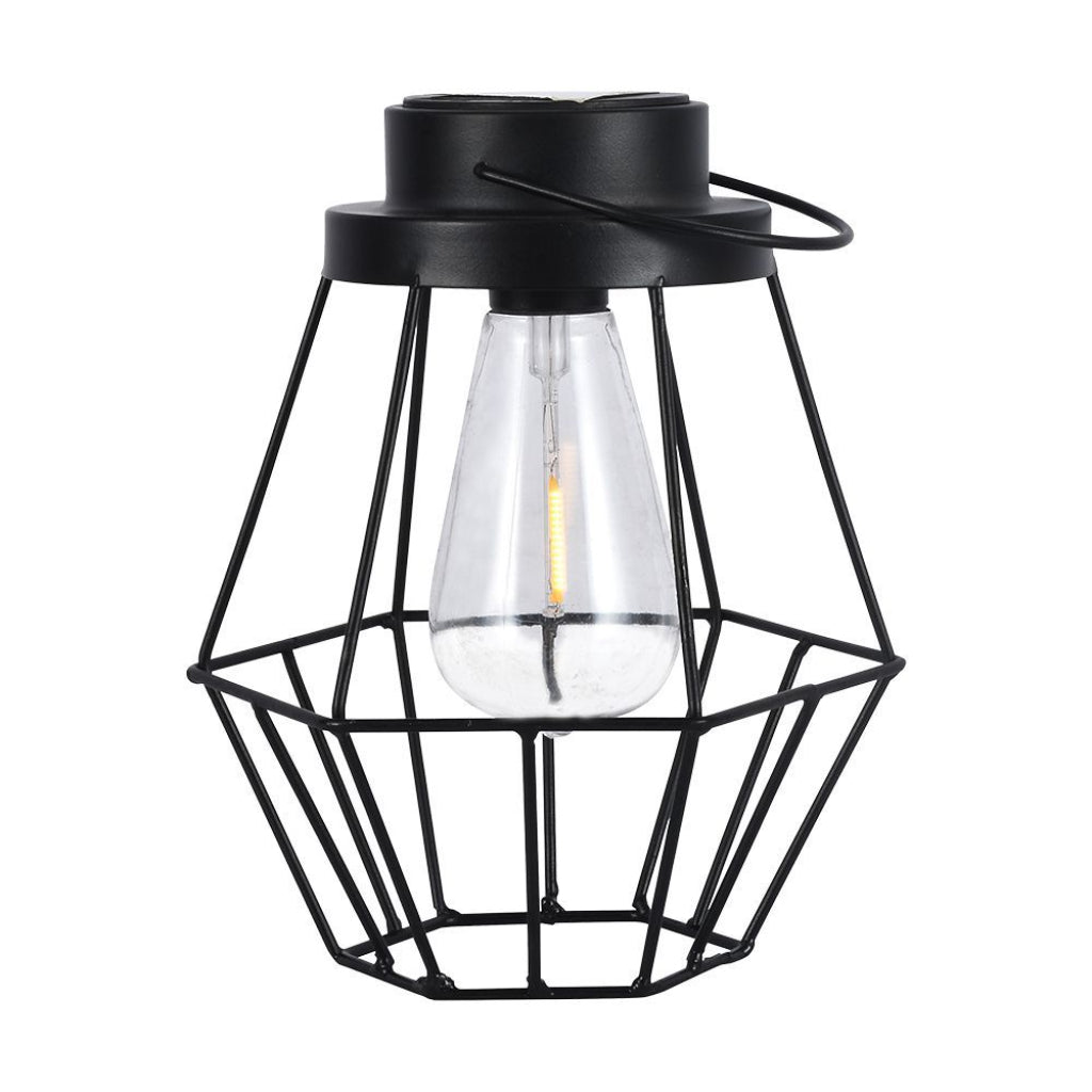 Lampada Solare LED da Terra 0.5W Vintage IP44 – Ricaricabile con Maniglia