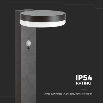 Piantana Solare LED 5.5W con Sensore PIR IP54 Luce Calda 3000K