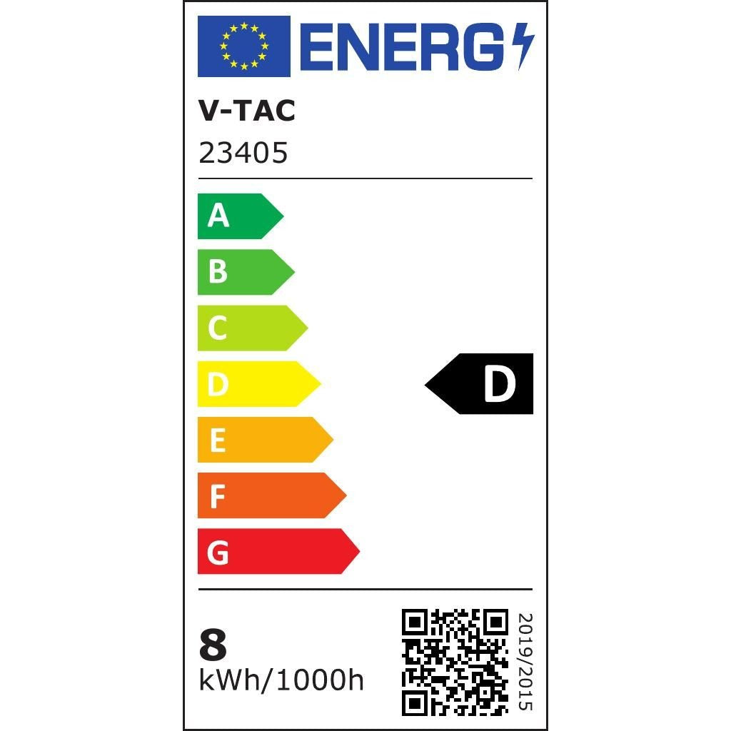 LED-Wandleuchte V-TAC 8 W USB 3000 K – Rundes Design Schwarz