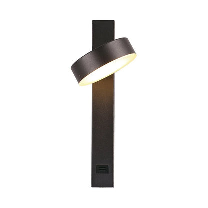 LED-Wandleuchte V-TAC 8 W USB 3000 K – Rundes Design Schwarz