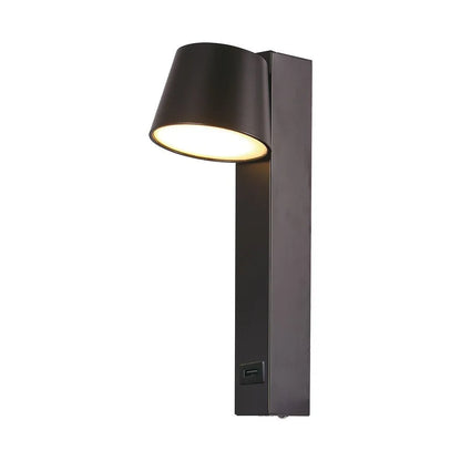 V-TAC LED-Wandleuchte 8 W USB 3000 K Dimmbar – Metall Schwarz