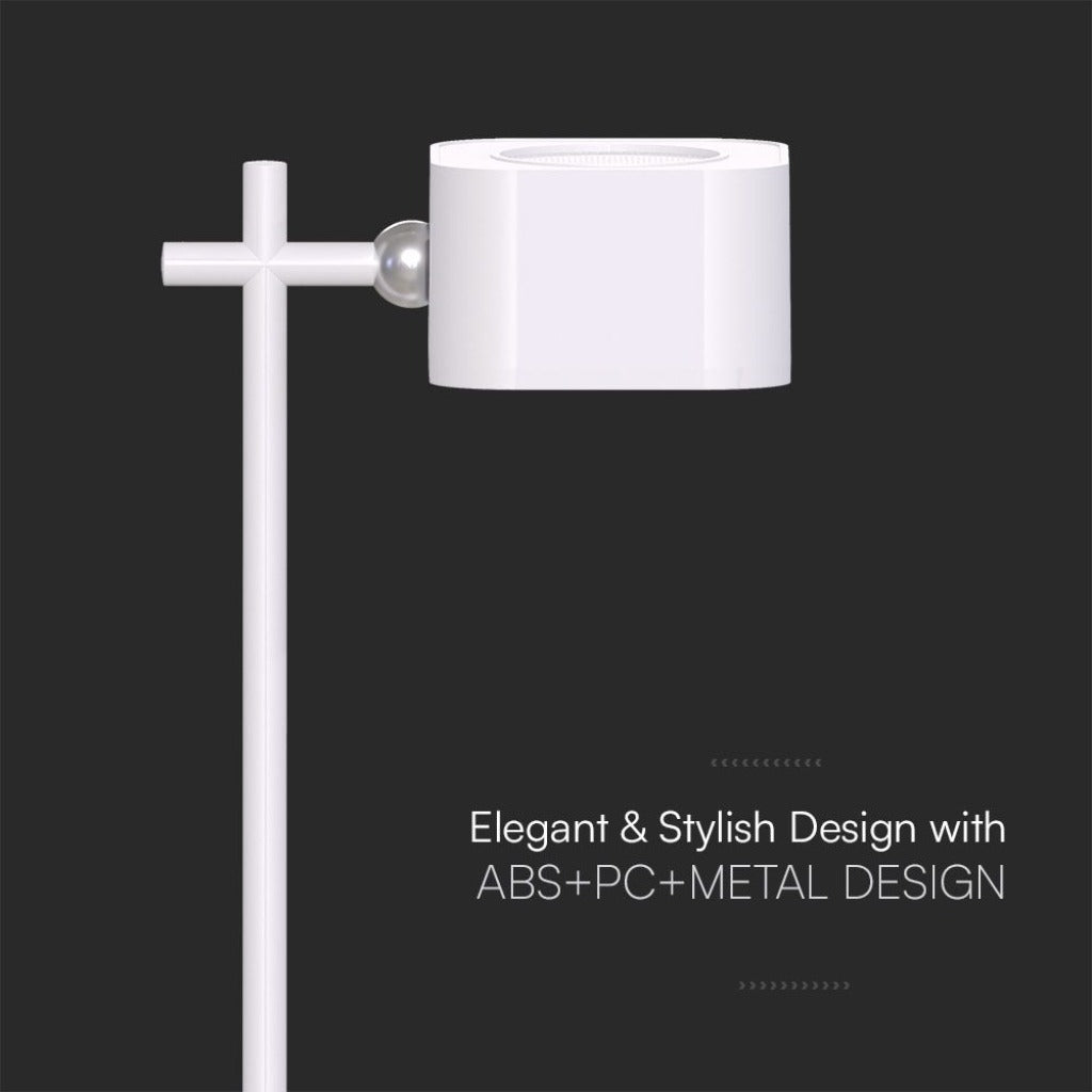 Lampada LED da Tavolo Magnetica 3W Ricaricabile USB‑C Bianca