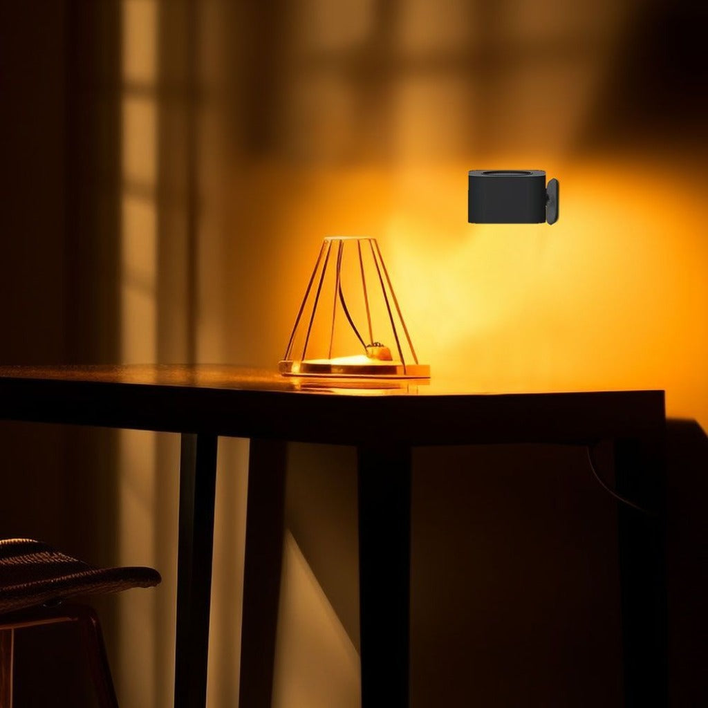 LED Tischleuchte magnetisch 3W USB-C wiederaufladbar Schwarz