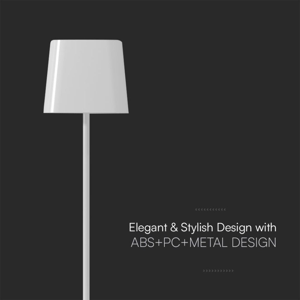 Lampada LED da Tavolo Magnetica 5W Ricaricabile USB‑C Bianca IP65