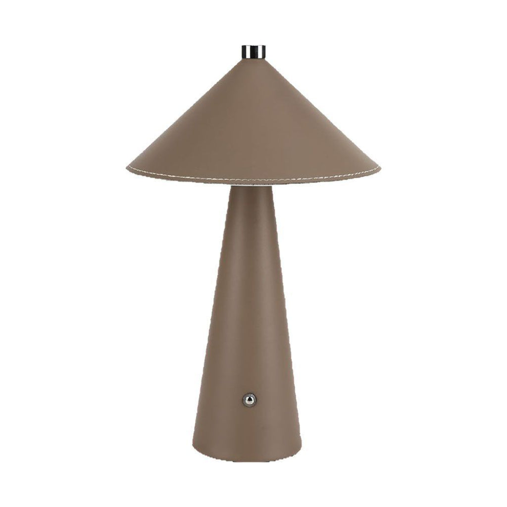 Lampada LED da Tavolo 3W Ricaricabile USB‑C Marrone Touch