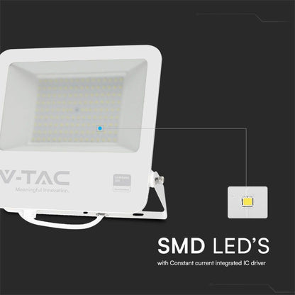 Faro LED 100W Chip Samsung Bianco 6400K IP65 con Cavo 1m
