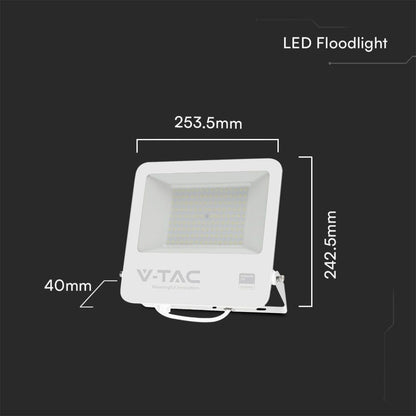 Faro LED 100W Chip Samsung Bianco 6400K IP65 con Cavo 1m