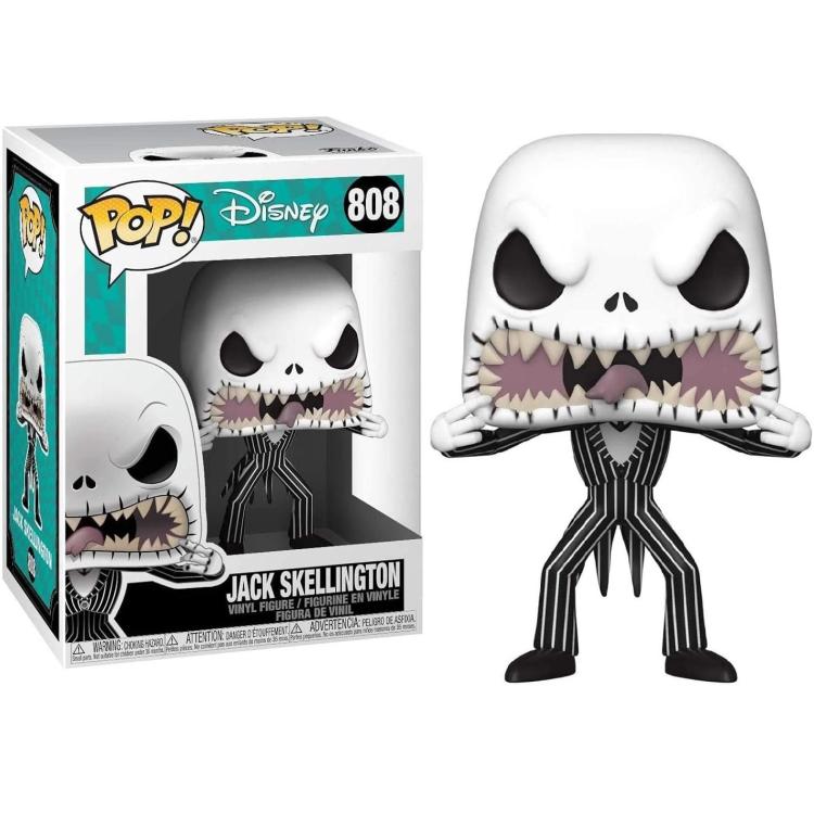 Funko Pop ! Disney - Night Before Christmas (808) Jack Skellington (Scary) 9Cm