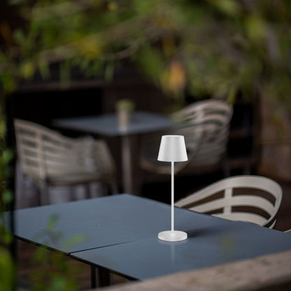 Lampada LED da Tavolo 15W Bianca con Dimmer Touch e Ricarica Wireless