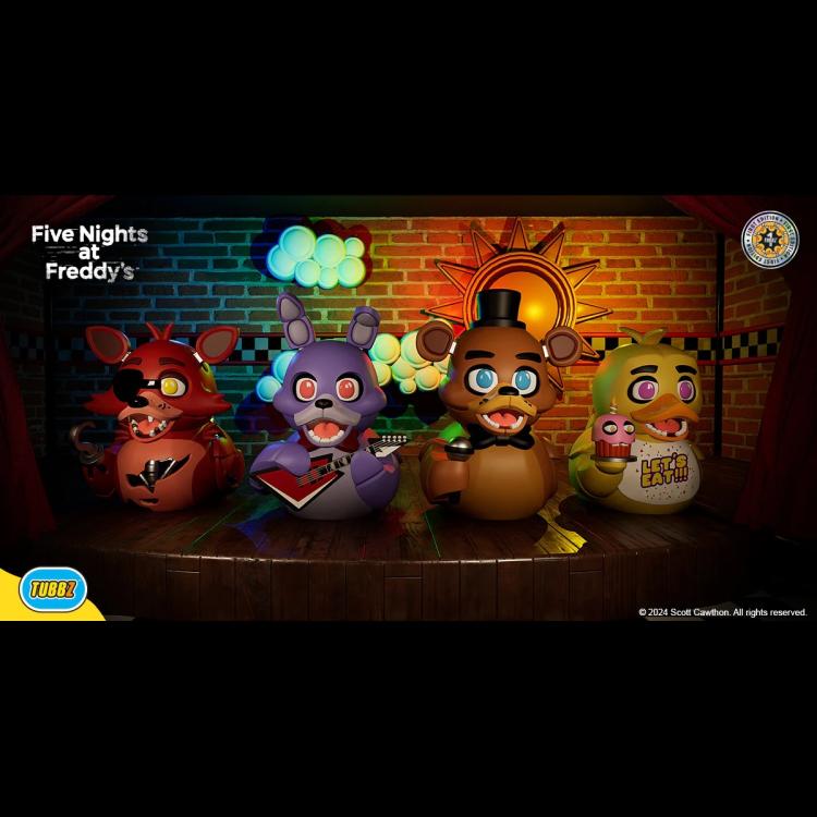 Tubbz Five Night At Freddys. (1St Ed.) "Freddy" Figure Paperella Fnaf Duck 9Cm