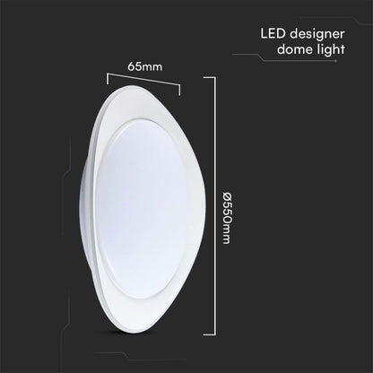 Plafoniera LED 60 W Rotonda con Telecomando CCT 3000–6500 K