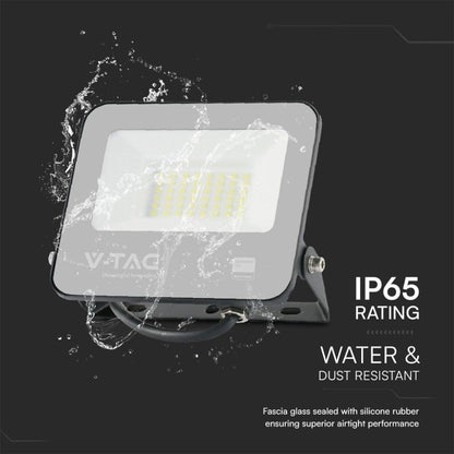 LED-Fluter 30 W SMD Samsung – Schwarz, 3000 K, IP65