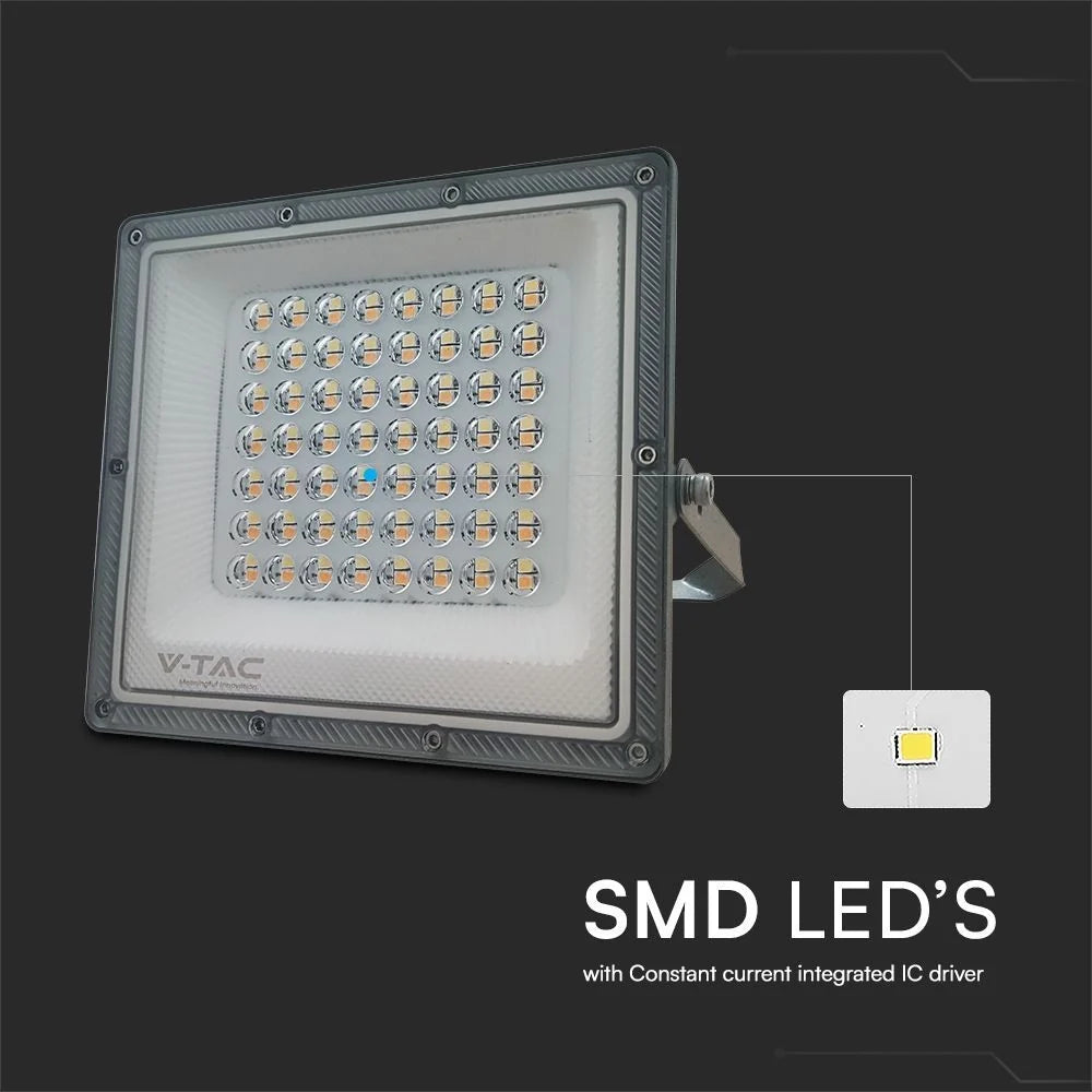 Faro LED 50W CCT 3in1 IP65 con LED Sostituibili | Grigio Scuro
