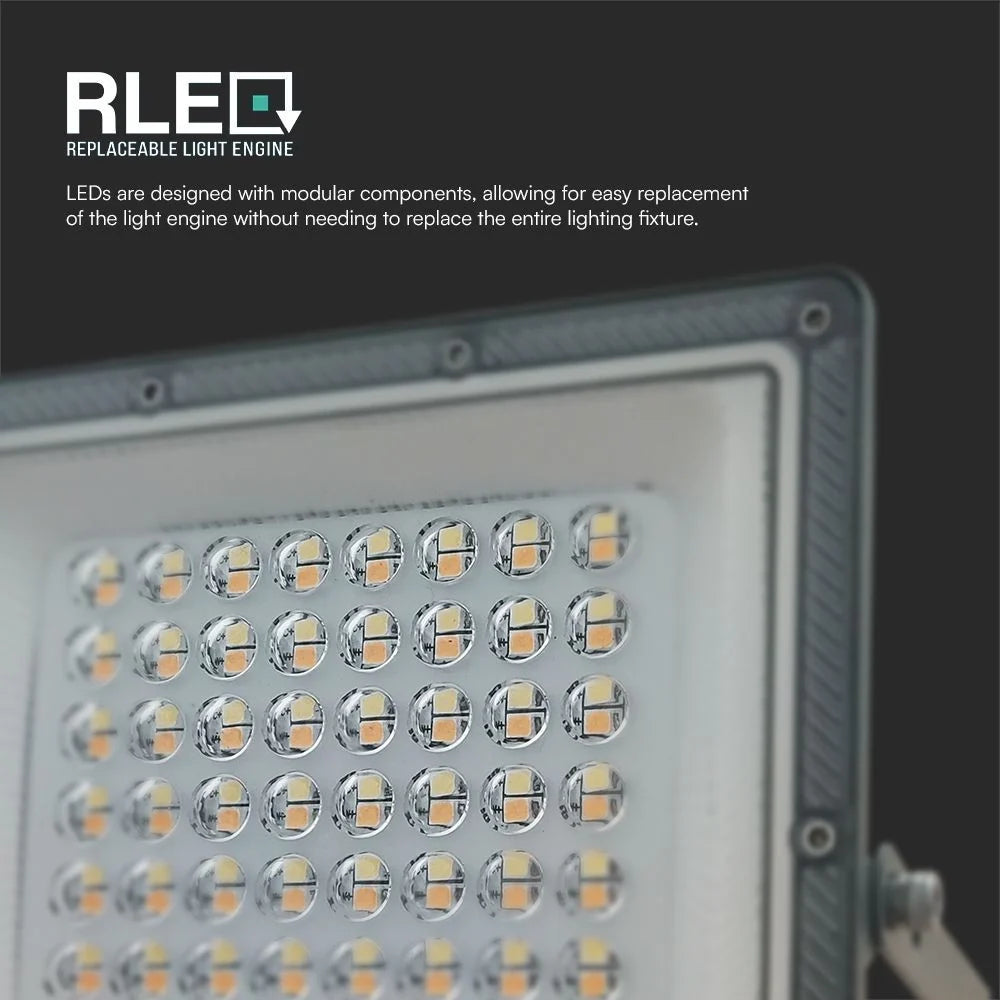 Faro LED 50W CCT 3in1 IP65 con LED Sostituibili | Grigio Scuro
