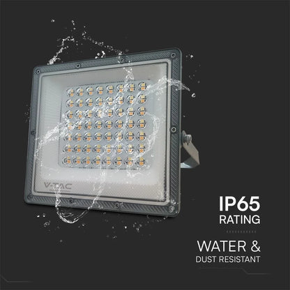 Faro LED 50W CCT 3in1 IP65 con LED Sostituibili | Grigio Scuro
